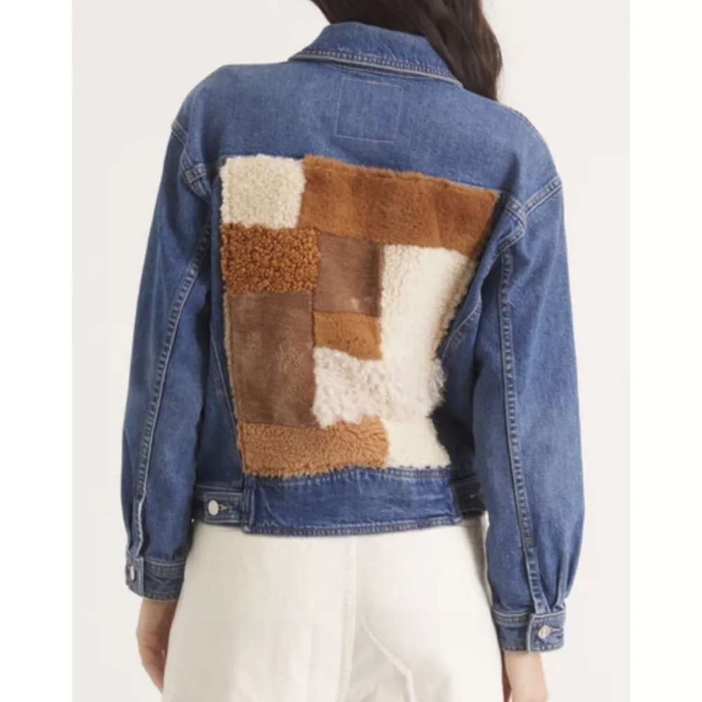 MOTHER Superior The Back Road Jacket in Running with Scissors Size Small